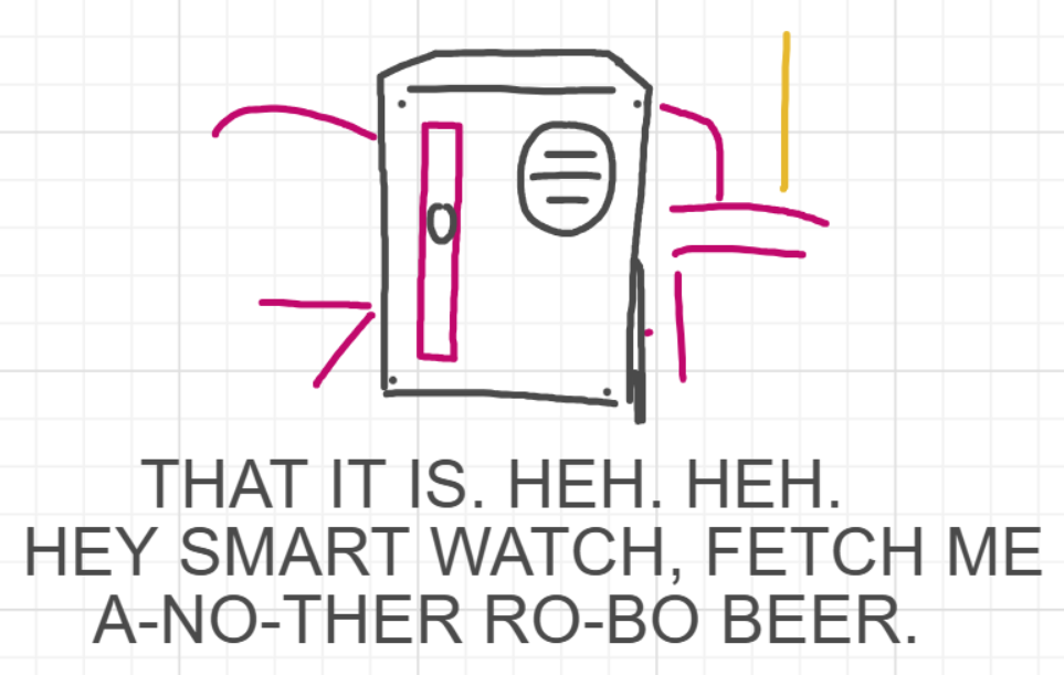 A panel from I've Been Everywhere, Man, episode nine of the Board Boards object show by Furretwalk/WalkingFurret.